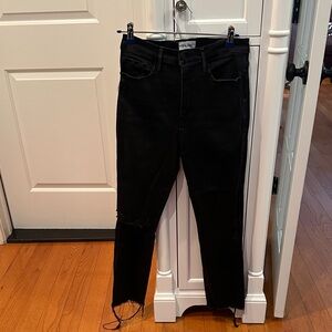 Frame Le Sylvie Slender Straight Jeans - Size 29 - Black - (ASK FOR INSEAM)